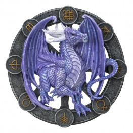 Anne Stokes Plaque Samhain Dragon 32 cm